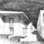 Progetto di un intervento residenziale a Ferrara per la realizzazione di quattro unità nel sottomura, via degli angeli. (2003)