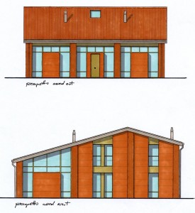 Progetto  per il ripristino tipologico di edificio rurale da adibire a residenza a Cocomaro di Focomorto  - Fe. (2006)