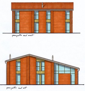 Progetto  per il ripristino tipologico di edificio rurale da adibire a residenza a Cocomaro di Focomorto  - Fe. (2006)