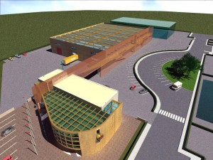 Progetto preliminare per la realizzazione della nuova sede direzionale e operativa di una attività industriale a Ferrara. (2008)