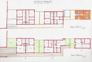 Studio di fattibilità per complesso immobiliare a destinazione residenziale a Ferrara. (2008)