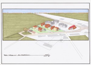 Progetto preliminare per la partecipazione al bando del Comune di Ferrara per l'ammissione al 1° POC: area a San Martino (FE). (2011)