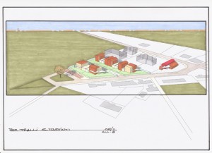 Progetto preliminare per la partecipazione al bando del Comune di Ferrara per l'ammissione al 1° POC: area a San Martino (FE). (2011)