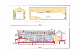 Recupero Auditorium Conservatorio "G. Frescobaldi" Ferrara - Studio (2015)