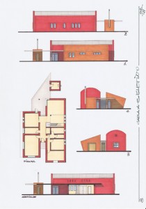 Progetto definitivo per la costruzione di una casa monofamiliare a San Martino (FE). (2011)