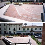 Progetto definitivo ed esecutivo per la sistemazione  di piazza della Repubblica a Migliarino, per il Comune di Migliarino (Fe). (1999)