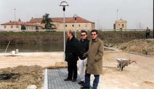 Progetto e D.L. per la realizzazione della nuova Piazza Darsena di Migliarino (FE). (1994)