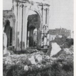 Ricostruzione monumento funebre della famiglia Braghini Rossetti nella chiesetta del cimitero di Pontelagoscuro (FE). (1989)