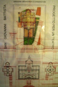 Progetto definitivo per il recupero della chiesa di San Giovanni Battista a Ferrara da adibire a sala polifunzionale. (2003)